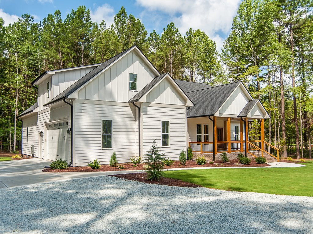 McKeel Development built Milton Road  exterior home and yard 