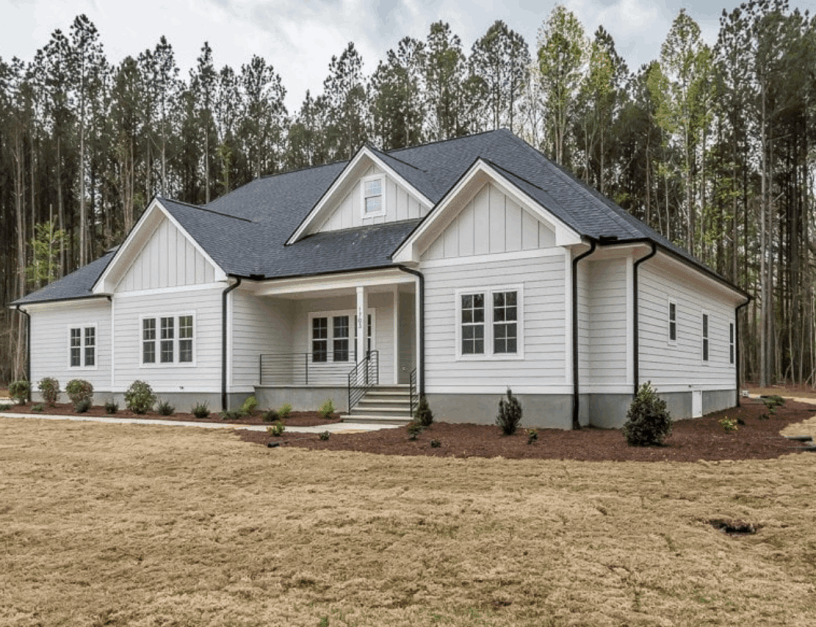 exterior home  and yard of  1703 Milton Rd. Project